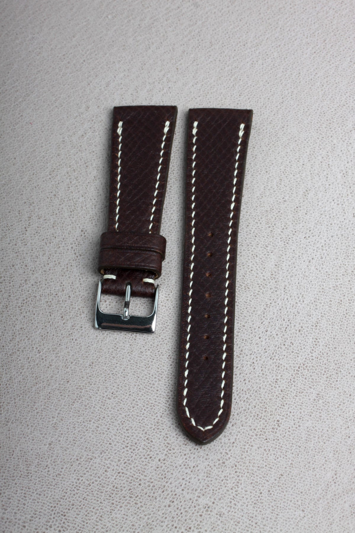 Dark Brown Russian Grain Watch Strap - David Lane Design