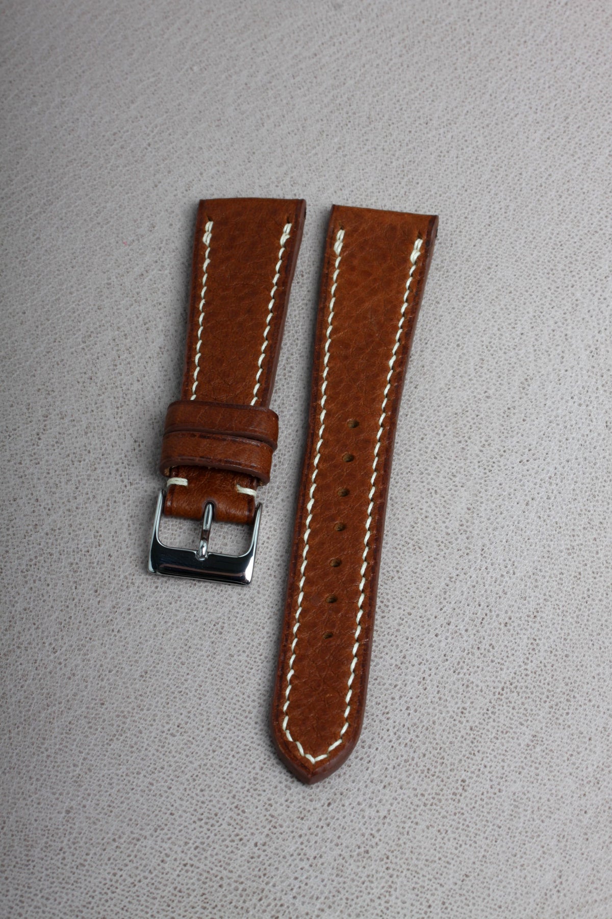 Tan Minerva Box Calf Watch Strap - David Lane Design