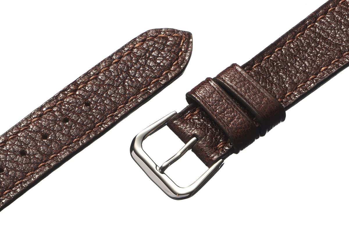 Vintage Brown Goatskin Watch Strap - David Lane Design