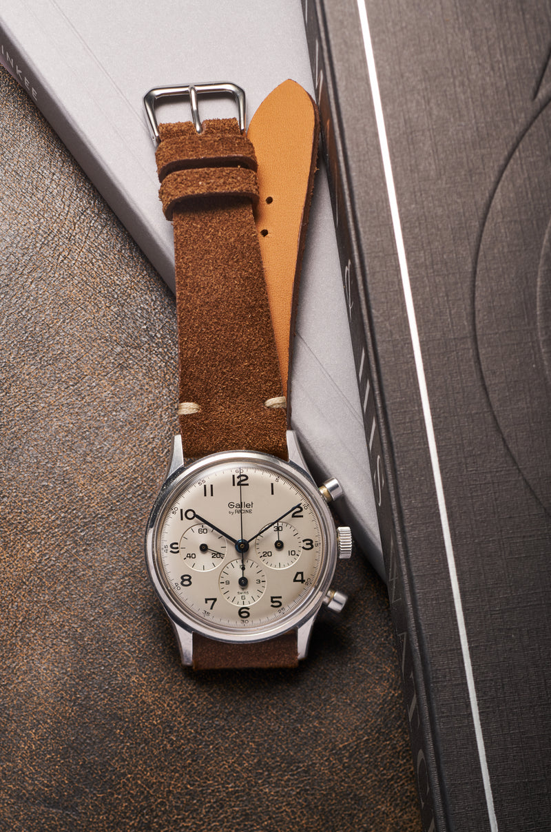 Snuff Suede Watch Strap - David Lane Design
