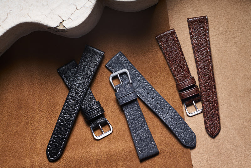 Vintage Brown Goatskin Watch Strap - David Lane Design