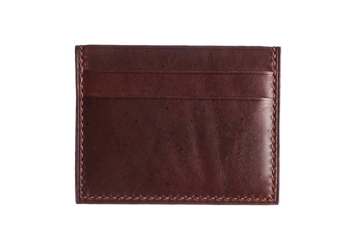 Dark Brown Buttero Slim Card Case - David Lane Design