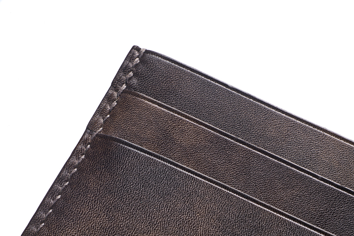 Steel Museum Calf Slim Card Case - David Lane Design
