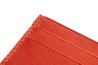 Blaze Orange Buttero Slim Card Case - David Lane Design