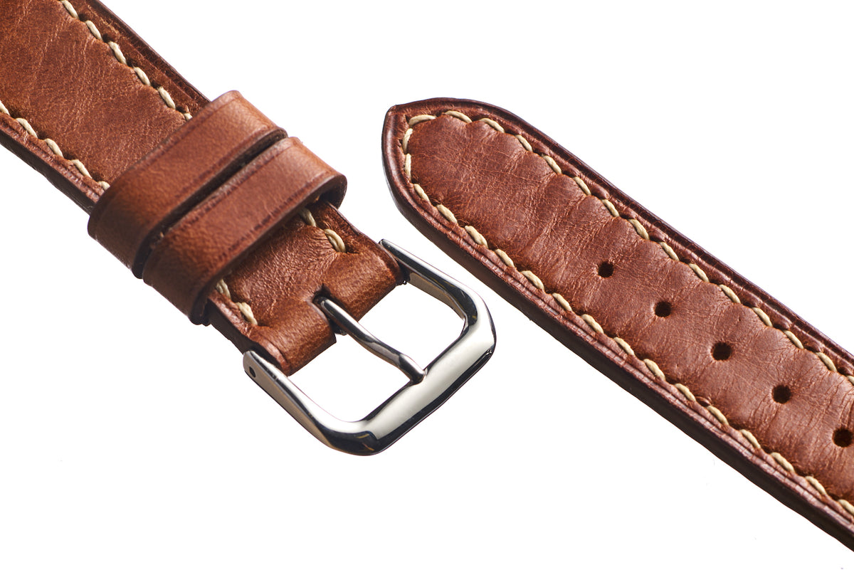 Whiskey Buttero Calfskin Watch Strap - David Lane Design