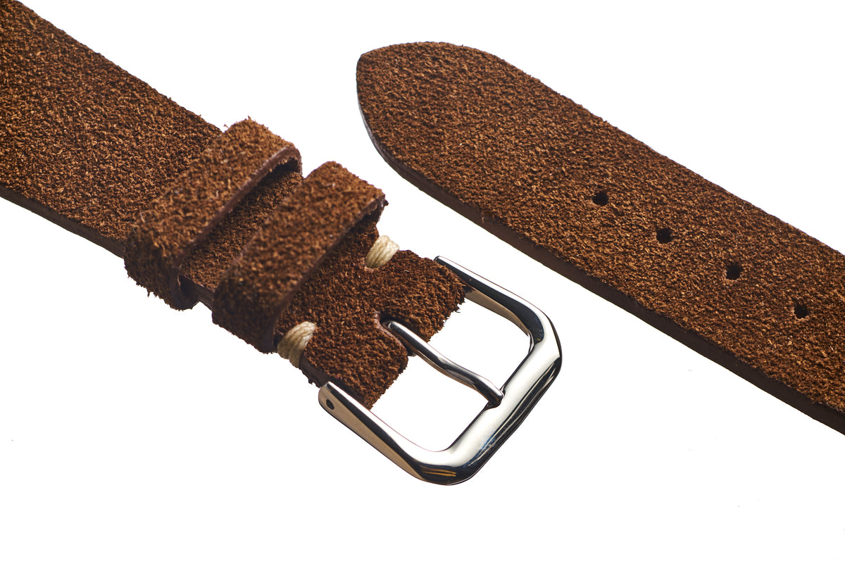 Snuff Suede Watch Strap - David Lane Design