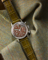 Loden Matte Alligator Watch Strap - David Lane Design