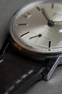 BWC silver sunburst dial and date function - David Lane Design