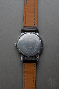 BWC silver sunburst dial and date function - David Lane Design