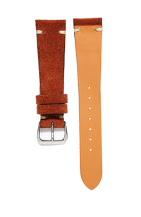 Rust Suede Watch Strap - David Lane Design