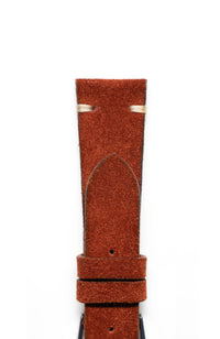 Rust Suede Watch Strap - David Lane Design