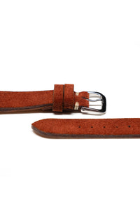 Rust Suede Watch Strap - David Lane Design