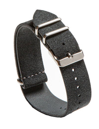 Slate Grey Suede Mil Spec Strap - David Lane Design