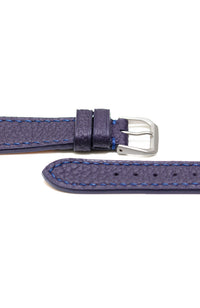 Navy Alpine Shrunken Calf Watch Strap - David Lane Design