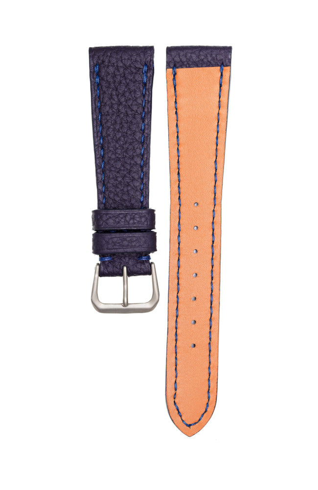 Navy Alpine Shrunken Calf Watch Strap - David Lane Design