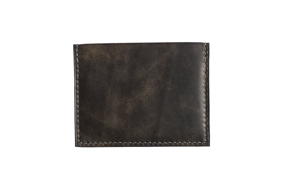 Steel Museum Calf Slim Card Case - David Lane Design