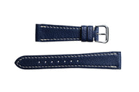 Marine Blue Goatskin Watch Strap - David Lane Design