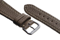 Taupe Alpine Shrunken Calf Watch Strap - David Lane Design