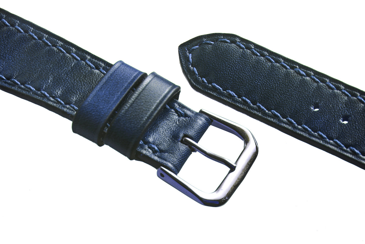 Navy Museum Calf Watch Strap - David Lane Design