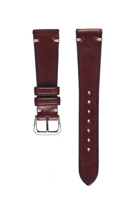 Oxblood Harness Leather Watch Strap - David Lane Design