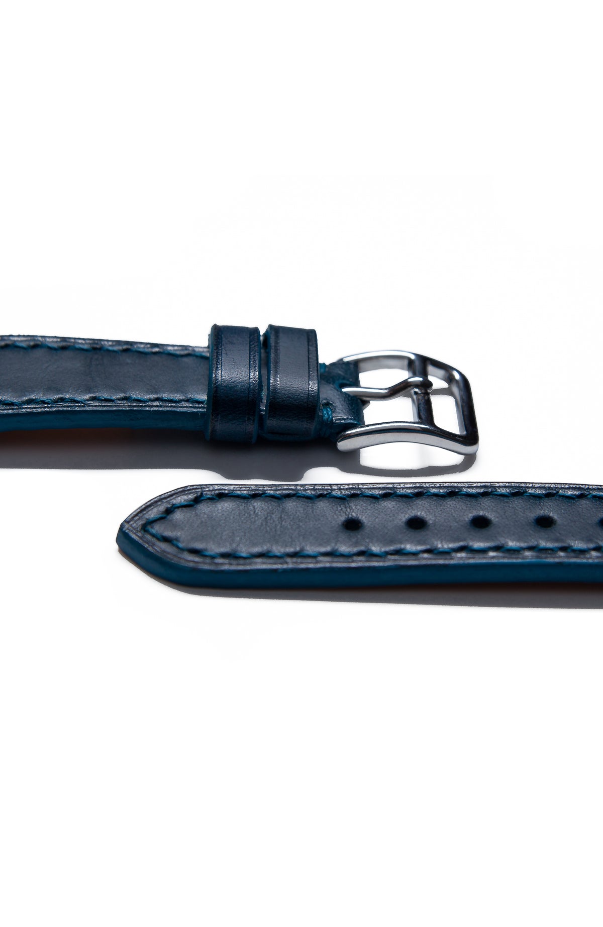 Blue Buttero Calfskin Watch Strap - David Lane Design