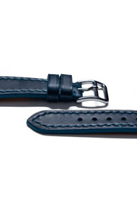 Blue Buttero Calfskin Watch Strap - David Lane Design
