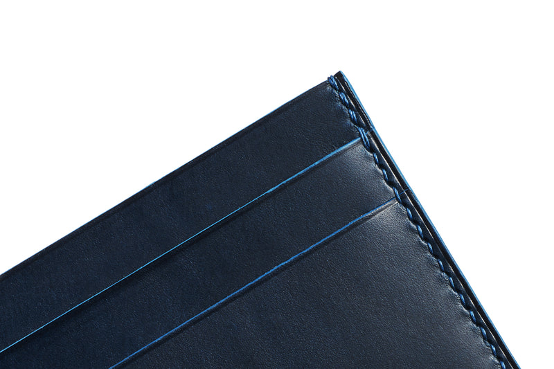 Blue Buttero Slim Card Case - David Lane Design