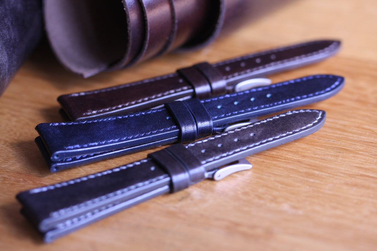 Steel Museum Calf Watch Strap - David Lane Design