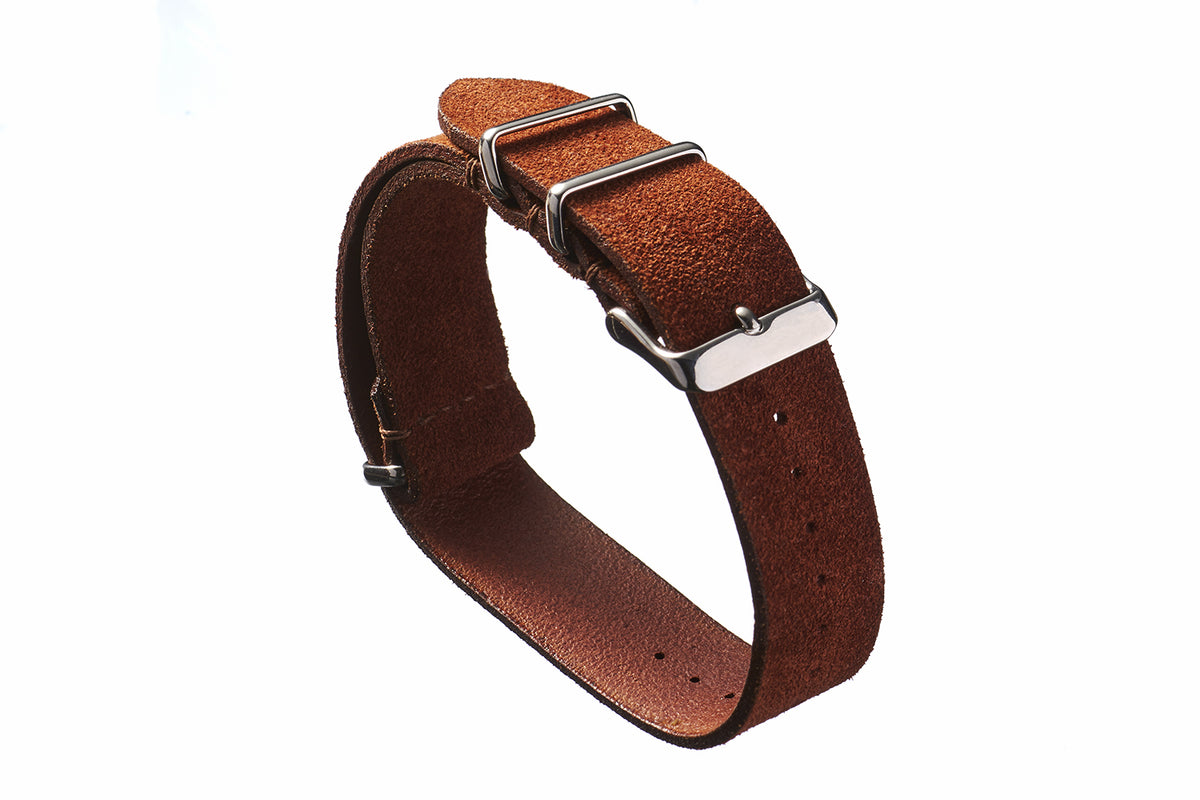 Rust Suede NATO Strap - David Lane Design