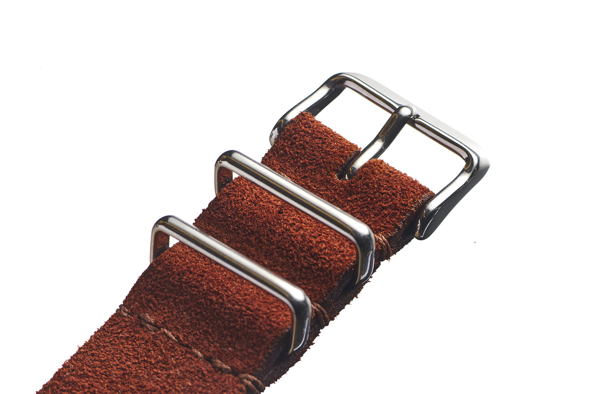 Rust Suede NATO Strap - David Lane Design