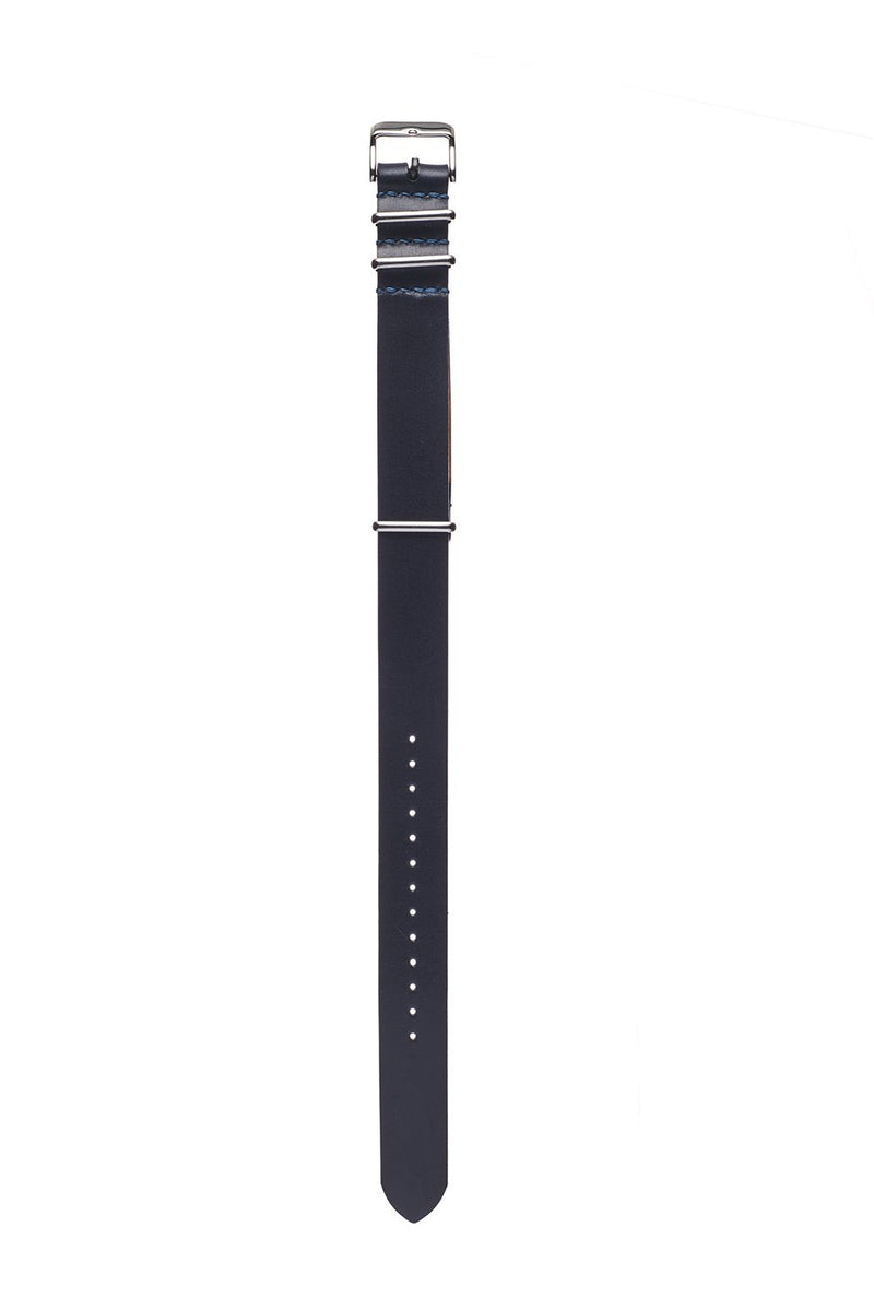 Navy Horween Shell Cordovan NATO Strap - David Lane Design