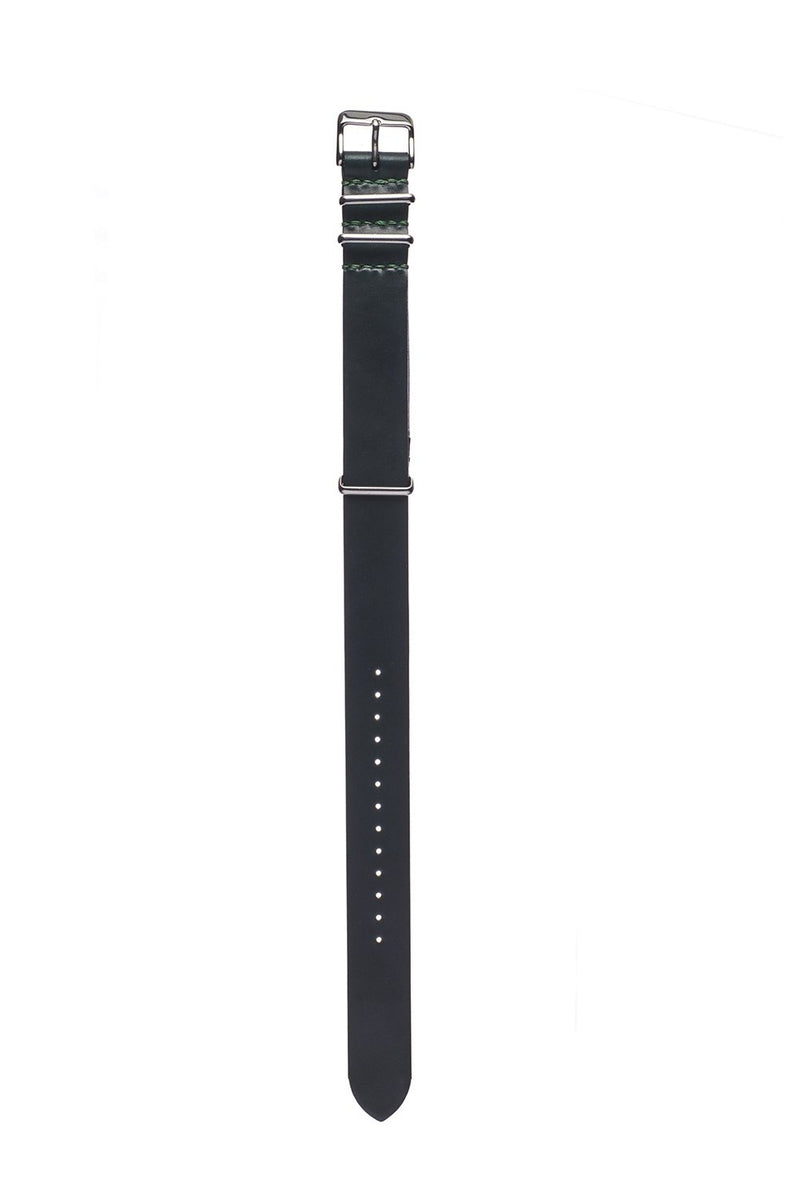 Green Horween Shell Cordovan NATO Strap - David Lane Design