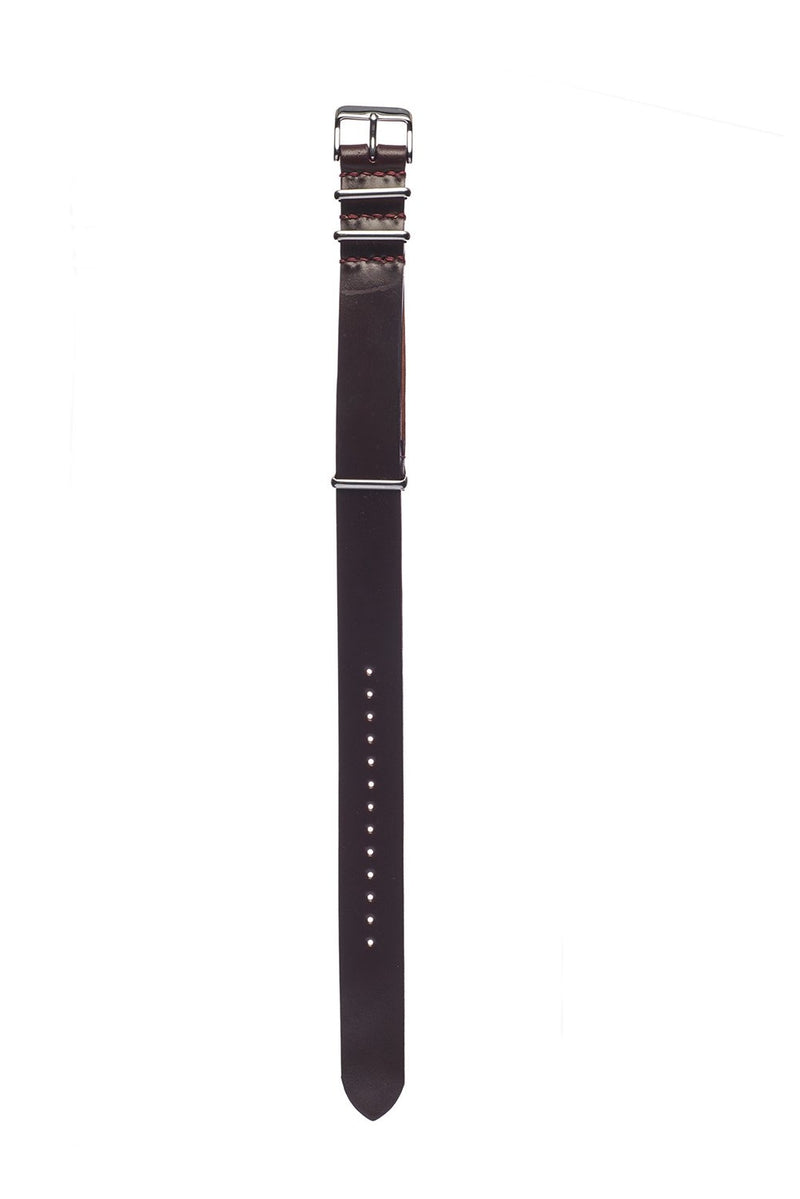 Color #8 Horween Shell Cordovan NATO Strap - David Lane Design