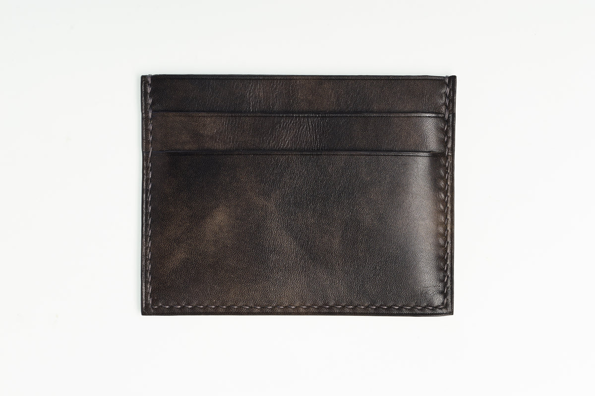 Steel Museum Calf Slim Card Case - David Lane Design
