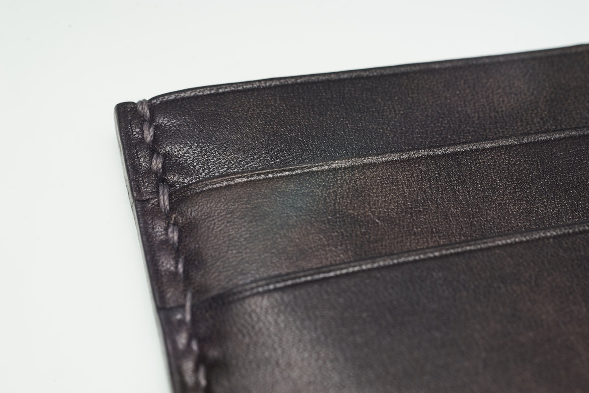 Steel Museum Calf Slim Card Case - David Lane Design