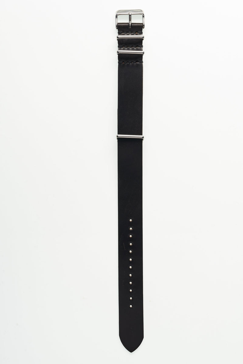 Black Horween Shell Cordovan NATO Strap - David Lane Design
