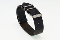 Black Horween Shell Cordovan NATO Strap - David Lane Design