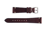 Havana Brown Harness Leather Watch Strap - David Lane Design