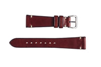 Oxblood Harness Leather Watch Strap - David Lane Design