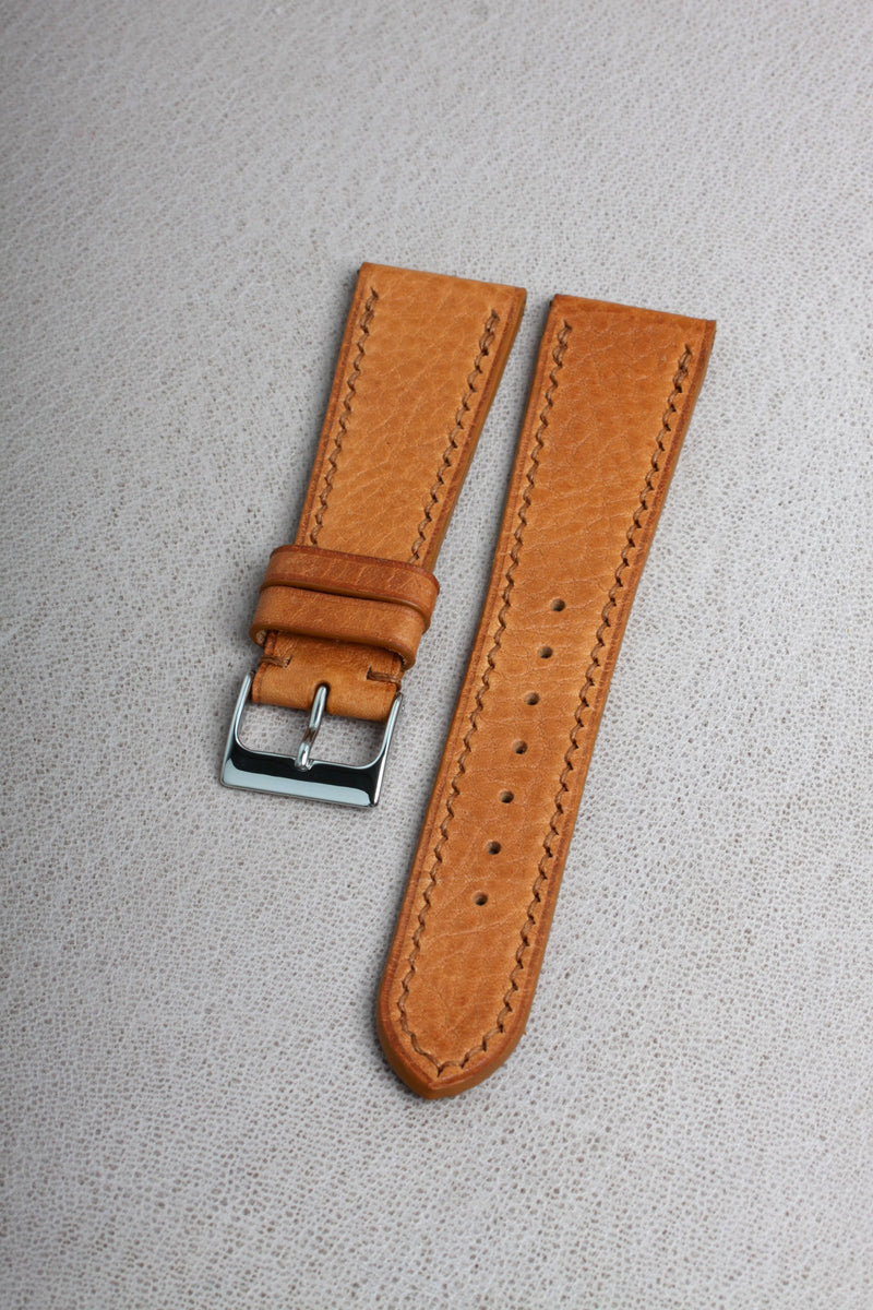 Natural Minerva Box Calf Watch Strap - David Lane Design