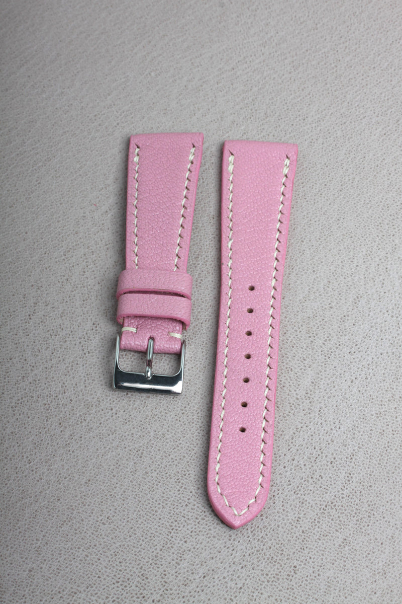 Pink Goatskin Watch Strap - David Lane Design