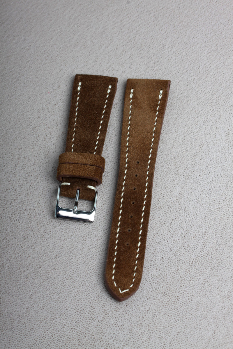 Snuff Suede Watch Strap - David Lane Design