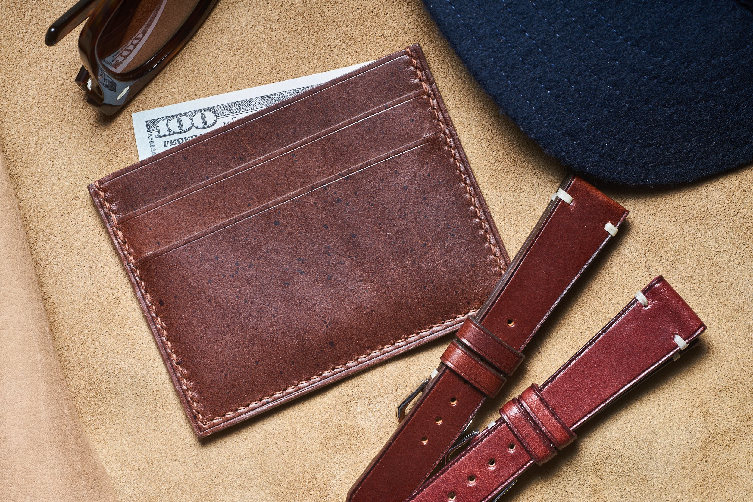Oxblood leather watch strap best sale