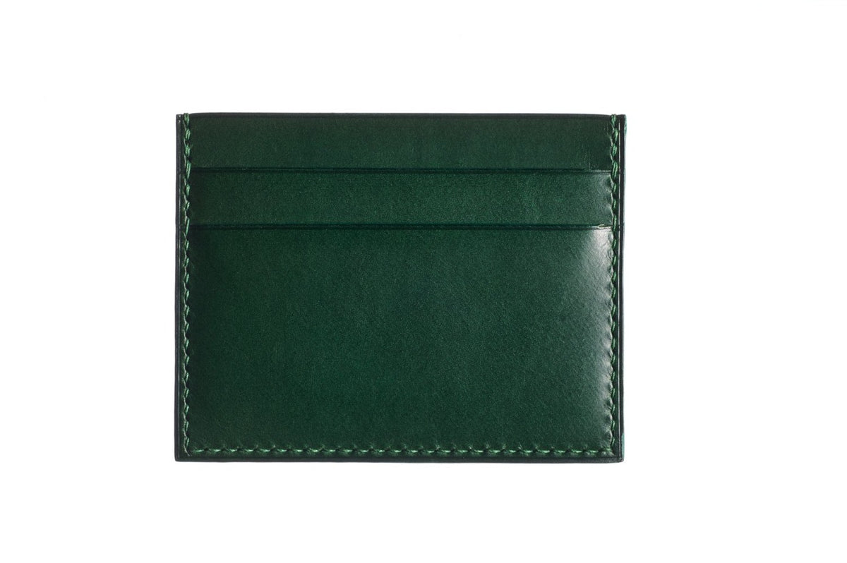 Racing Green Buttero Slim Card Case - David Lane Design