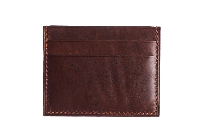 Dark Brown Buttero Slim Card Case - David Lane Design