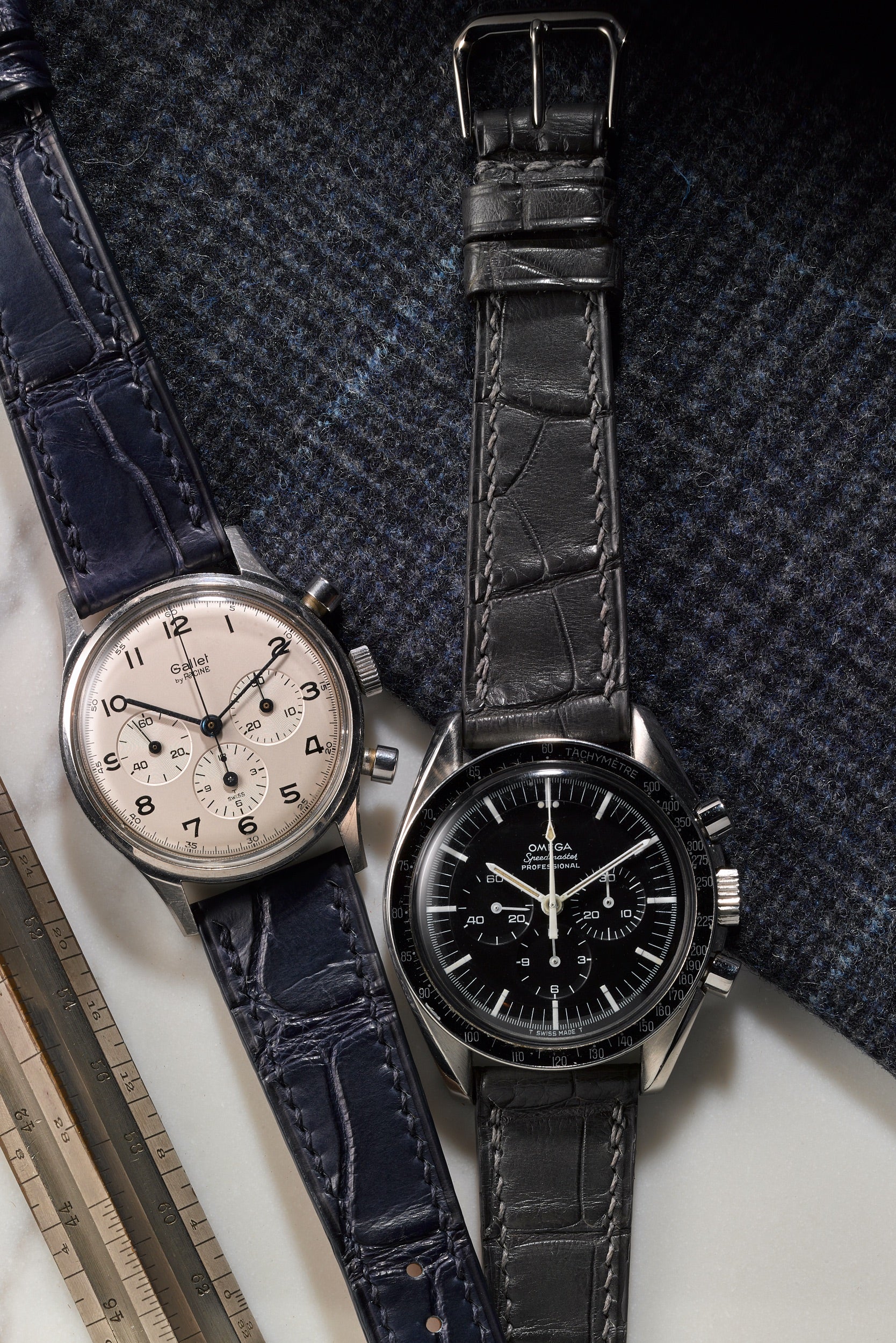 Slate Gray Matte Alligator Watch Strap