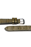 Loden Matte Alligator Watch Strap - David Lane Design