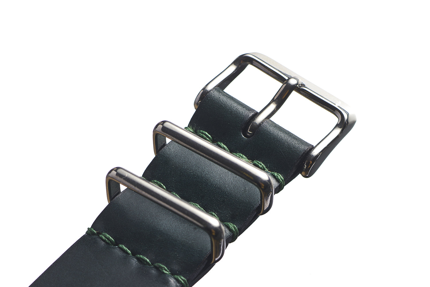 Green Horween Shell Cordovan Mil Spec Strap