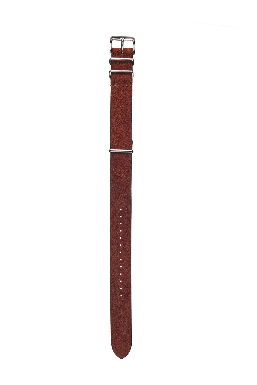 Rust Suede Mil Spec Strap NATO strap in a beautiful shade of Rust